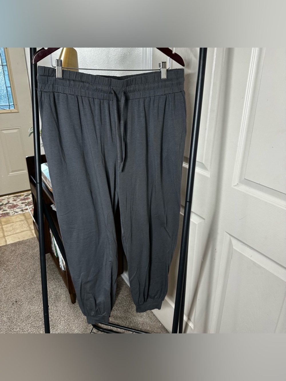 AnyBody Women's Charcoal Gray Drawstring Joggers 🛞